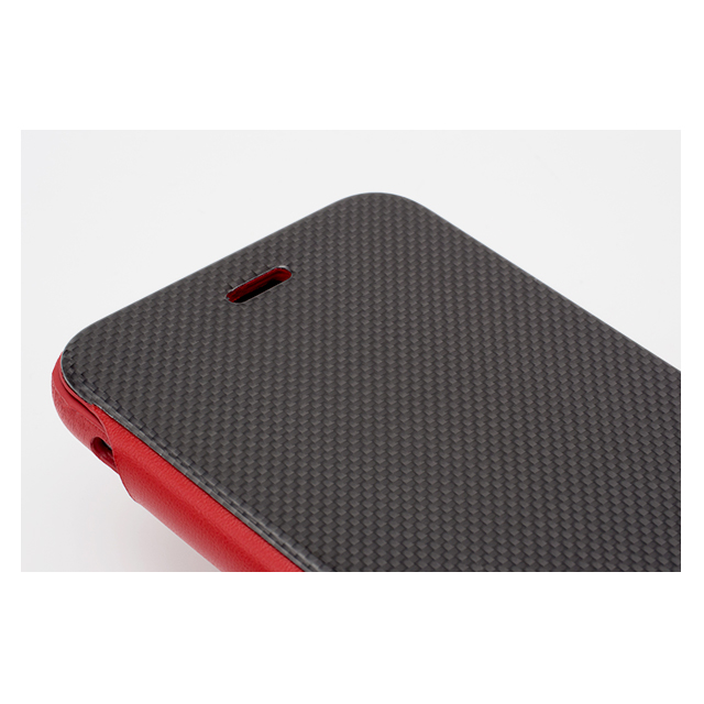 【iPhone6s Plus/6 Plus ケース】Carbon Fiber ＆ Leather Case Blackサブ画像