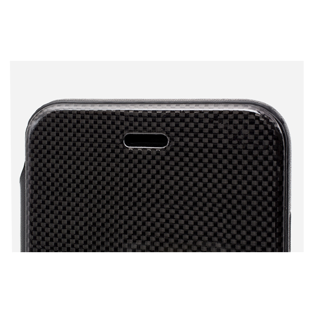 【iPhone6s Plus/6 Plus ケース】Carbon Fiber ＆ Leather Case Blackサブ画像