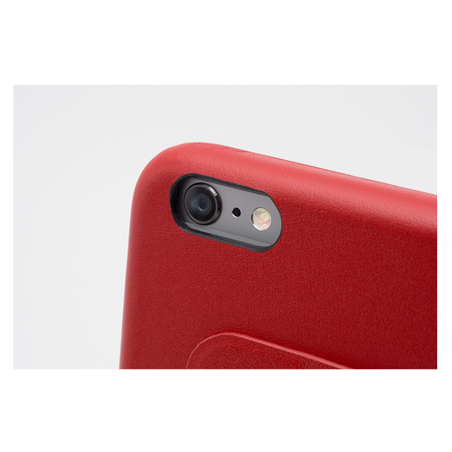 【iPhone6s Plus/6 Plus ケース】Carbon Fiber ＆ Leather Case Redサブ画像