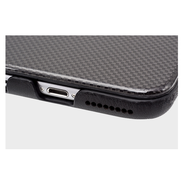 【iPhone6s Plus/6 Plus ケース】Carbon Fiber ＆ Leather Case Redサブ画像