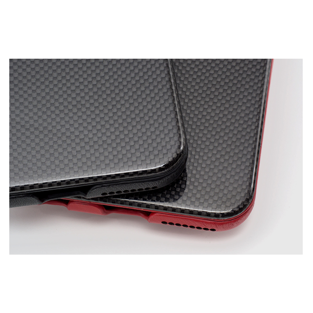 【iPhone6s Plus/6 Plus ケース】Carbon Fiber ＆ Leather Case Redサブ画像