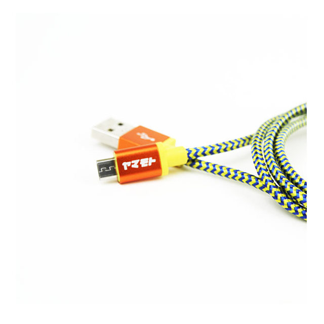 POP Cable Micro USB - ORANGE/YELLOWサブ画像