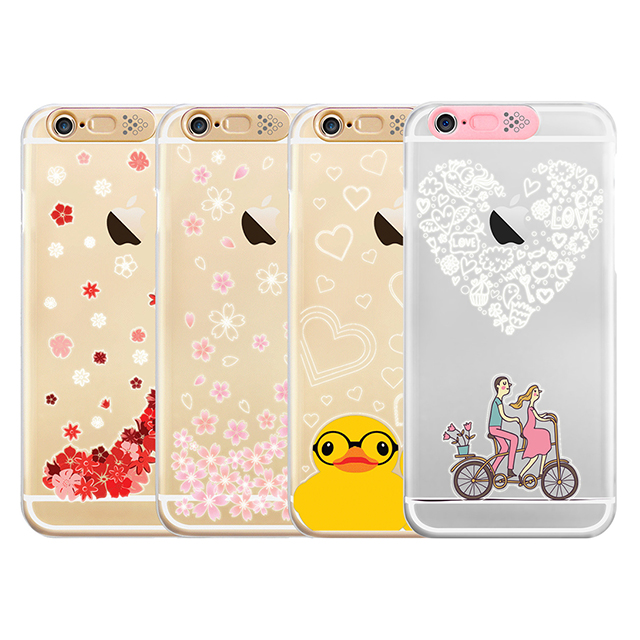 【iPhone6s/6 ケース】Clear Art イルミネーションケース (ゴールド/スプリングヒール)サブ画像