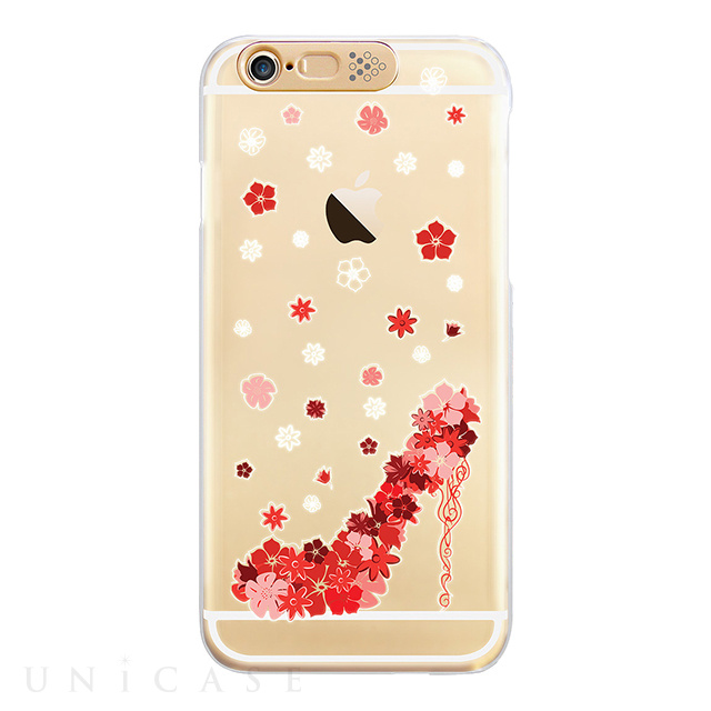 【iPhone6s/6 ケース】Clear Art イルミネーションケース (ゴールド/スプリングヒール)