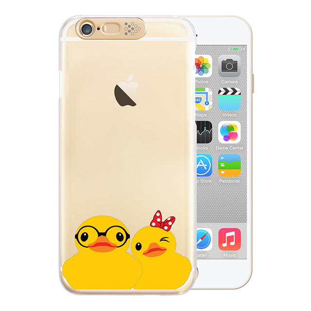 【iPhone6s/6 ケース】Clear Art イルミネーションケース (ゴールド/カップルダック)goods_nameサブ画像