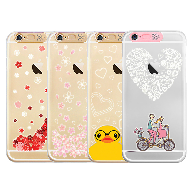 【iPhone6s Plus/6 Plus ケース】Clear Art イルミネーションケース (ゴールド/スプリングヒール)サブ画像