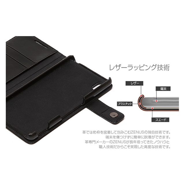 【XPERIA Z4 ケース】Lettering Diary (ワイン)goods_nameサブ画像