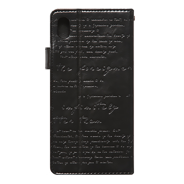 【XPERIA Z4 ケース】Lettering Diary (ブラック)goods_nameサブ画像