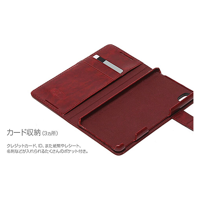 【XPERIA Z4 ケース】Lettering Diary (ブラック)goods_nameサブ画像