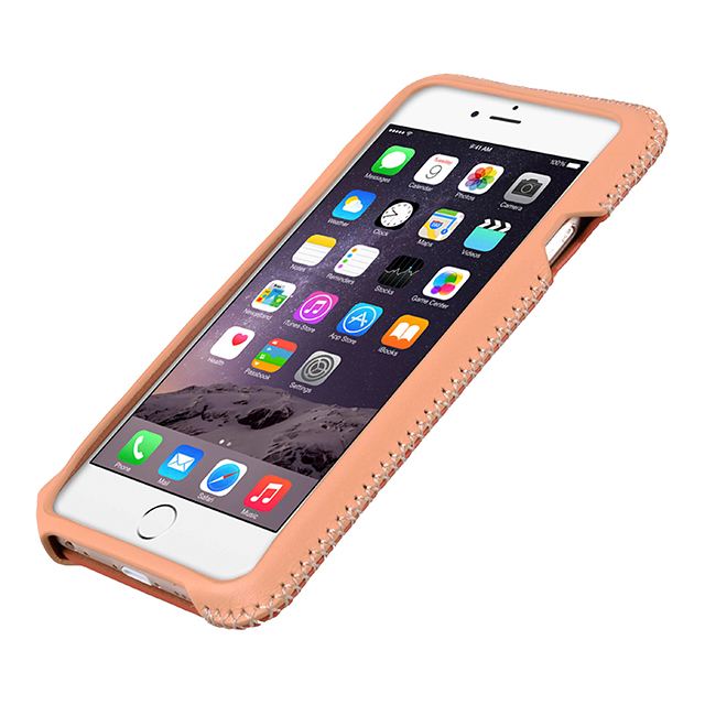 【iPhone6s/6 ケース】Premium Leather Case Latina Series (Orange Lychee)サブ画像