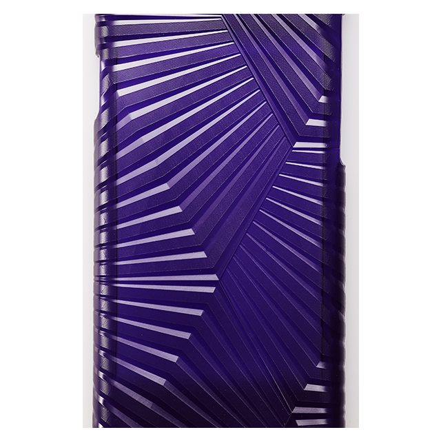 【iPhone6s/6 ケース】3Dテクスチャー カードポケットケース 次元Series (峰/Ridge/本紫)サブ画像