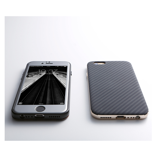 【iPhone6s/6 ケース】Hybrid Case UNIO (Kevlar Black)goods_nameサブ画像