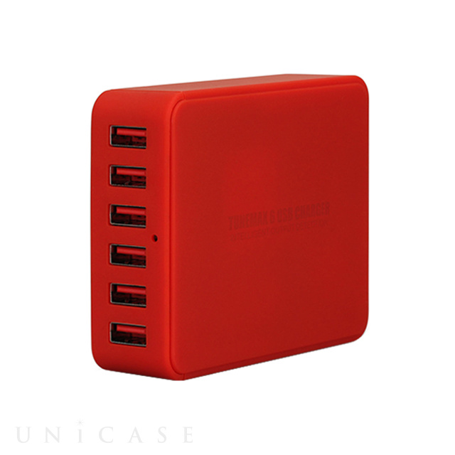 TUNEMAX 6USB CHARGER スマートUSB充電器 (レッド)