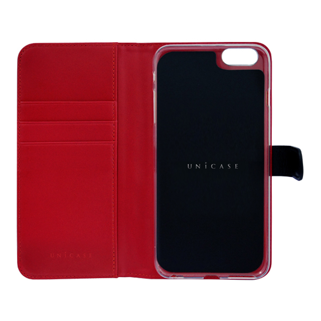 【iPhone6s/6 ケース】COWSKIN Diary Black×Red for iPhone6s/6goods_nameサブ画像