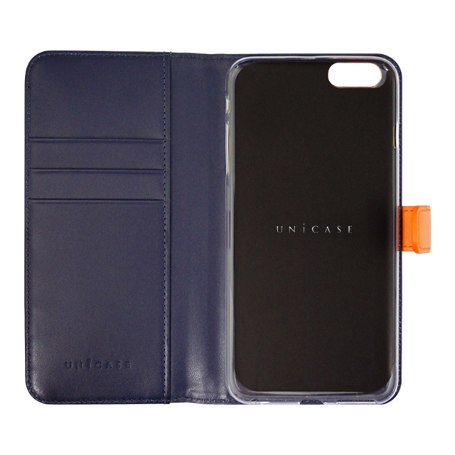 【iPhone6s/6 ケース】COWSKIN Diary Orange×Navy for iPhone6s/6goods_nameサブ画像