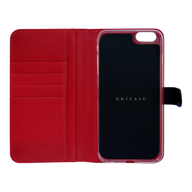 【iPhone6s Plus/6 Plus ケース】COWSKIN Diary Black×Red for iPhone6s Plus/6 Plusサブ画像