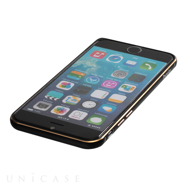 【iPhone6 ケース】Essence Bumper / Black (with Gold Edge)