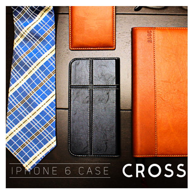 【マルチ スマホケース】Free Size Case Cross (Dark Brown)goods_nameサブ画像