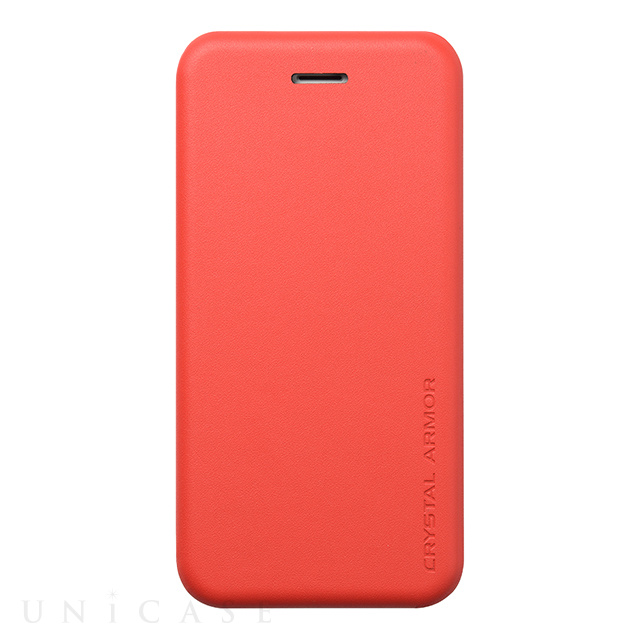 【iPhone6s/6 ケース】手帳型クラムシェルケース Matt (Red)