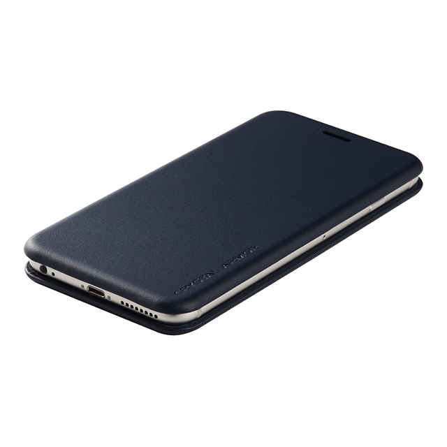 【iPhone6s/6 ケース】手帳型クラムシェルケース Matt (Navy)サブ画像