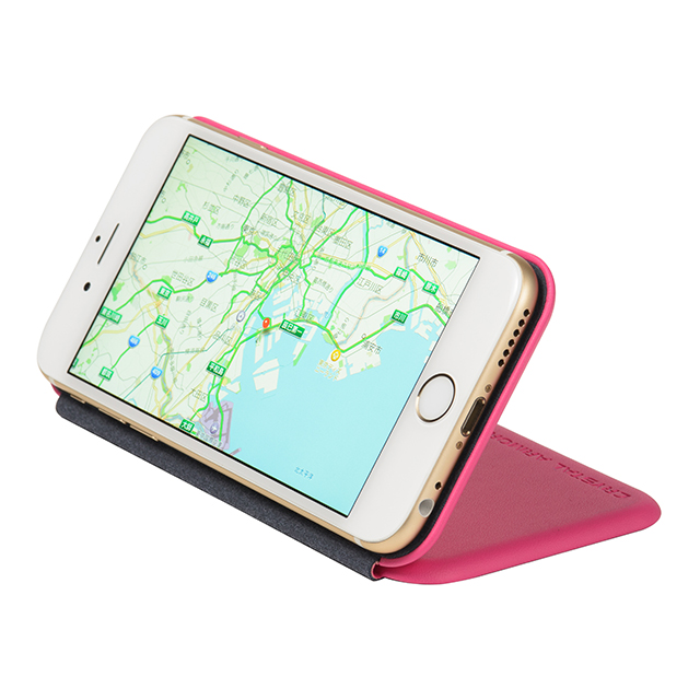 【iPhone6s/6 ケース】手帳型クラムシェルケース Matt (Pink)サブ画像