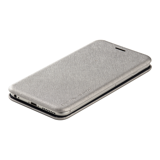 【iPhone6s/6 ケース】手帳型クラムシェルケース Zara (Silver)サブ画像