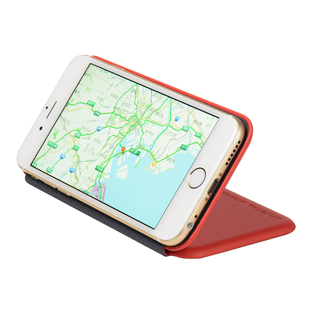 【iPhone6s Plus/6 Plus ケース】手帳型クラムシェルケース Matt (Red)サブ画像