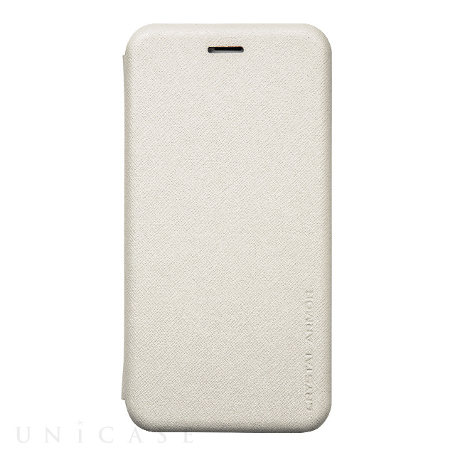 【iPhone6s Plus/6 Plus ケース】手帳型クラムシェルケース Zara (White)