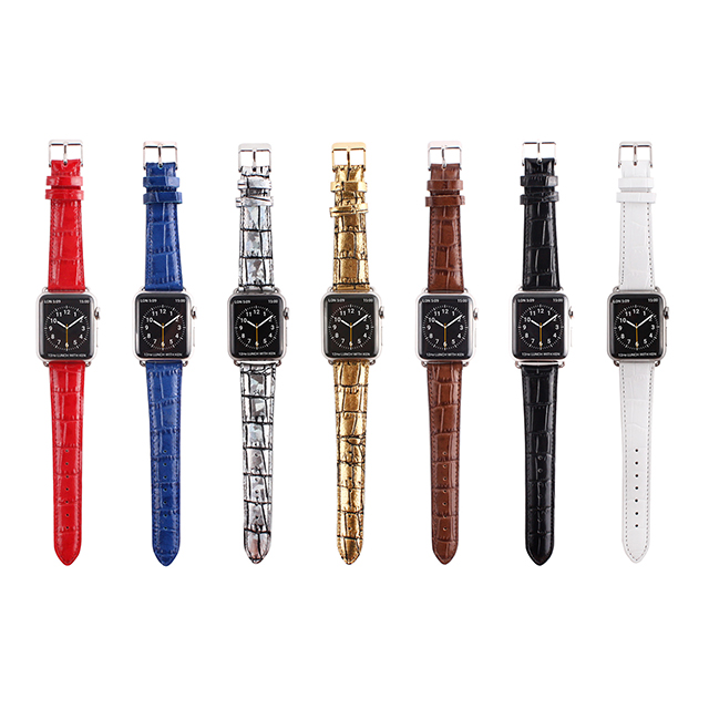 【Apple Watch バンド 44/42mm】クロコシリーズ (Hologram Croco) for Apple Watch Series4/2/1サブ画像