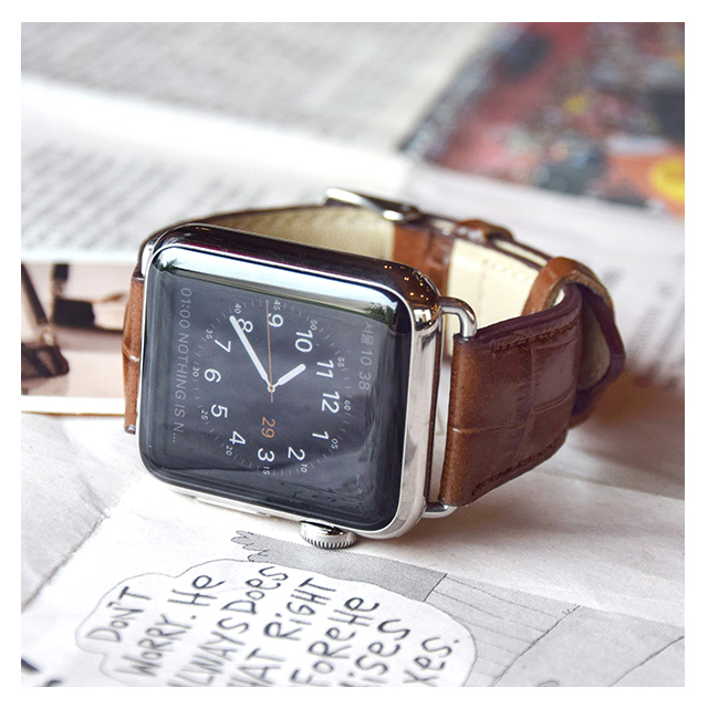 【Apple Watch バンド 44/42mm】クロコシリーズ (Brown Croco) for Apple Watch Series4/2/1goods_nameサブ画像