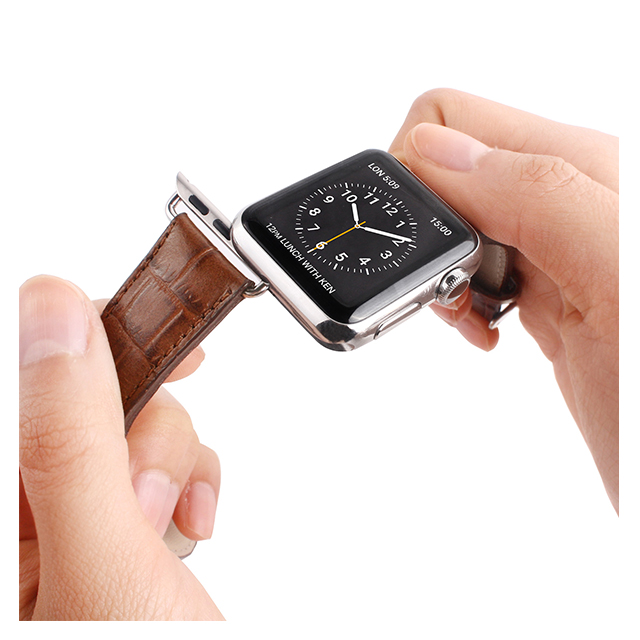 【Apple Watch バンド 40/38mm】クロコシリーズ (Gold Croco) for Apple Watch Series4/2/1サブ画像