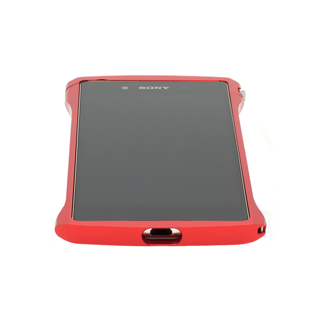 【XPERIA Z4 ケース】CLEAVE Aluminum Bumper Chrono Redサブ画像