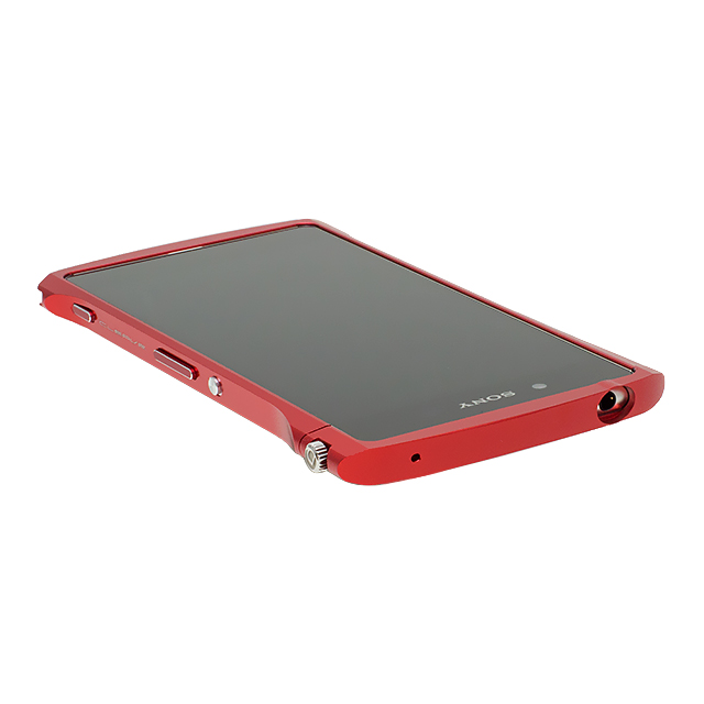 【XPERIA Z4 ケース】CLEAVE Aluminum Bumper Chrono Redサブ画像