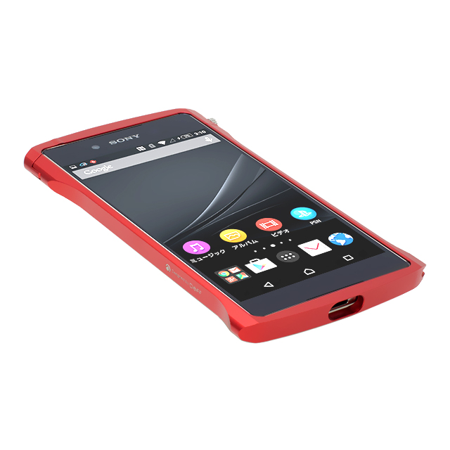 【XPERIA Z4 ケース】CLEAVE Aluminum Bumper Chrono Redサブ画像