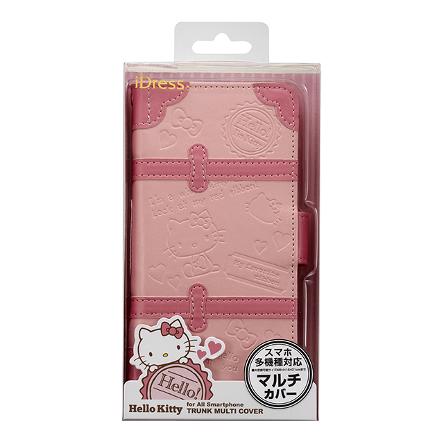 【マルチ スマホケース】ハローキティトランクマルチカバー ハートリボンgoods_nameサブ画像