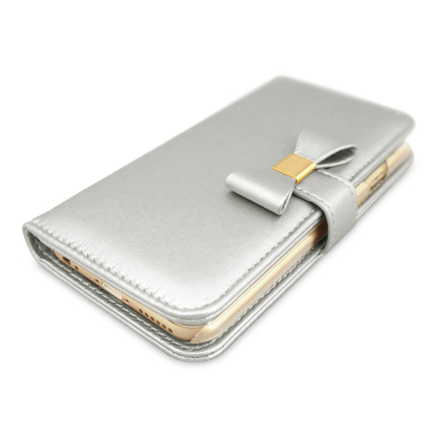 【iPhone6s Plus/6 Plus ケース】Ribbon Diary Silver for iPhone6s Plus/6 Plusサブ画像