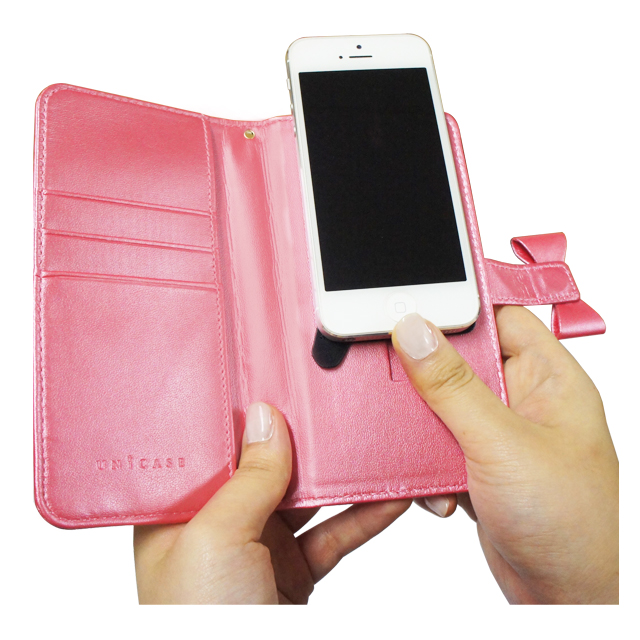 【マルチ スマホケース】Ribbon Diary Baby Pink for 5inchgoods_nameサブ画像