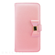 【マルチ スマホケース】Ribbon Diary Baby Pink for 5inch