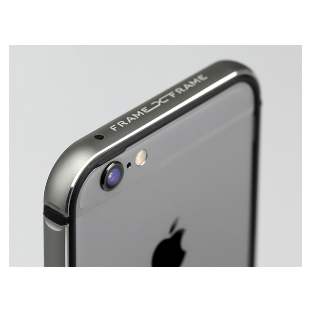 【iPhone6s Plus/6 Plus ケース】FRAME x FRAME SHOCKMOUNT (シルバー/ホワイト)サブ画像