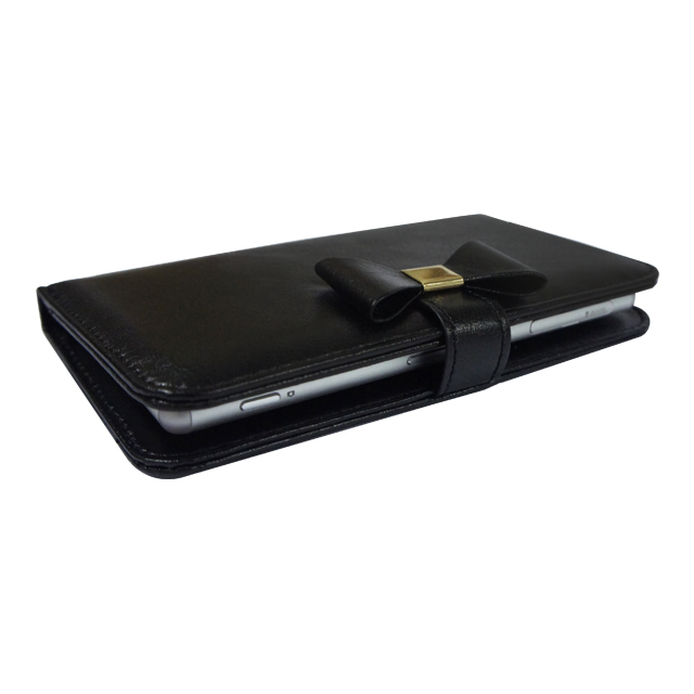 【マルチ スマホケース】Ribbon Diary Black for 5.5inchgoods_nameサブ画像