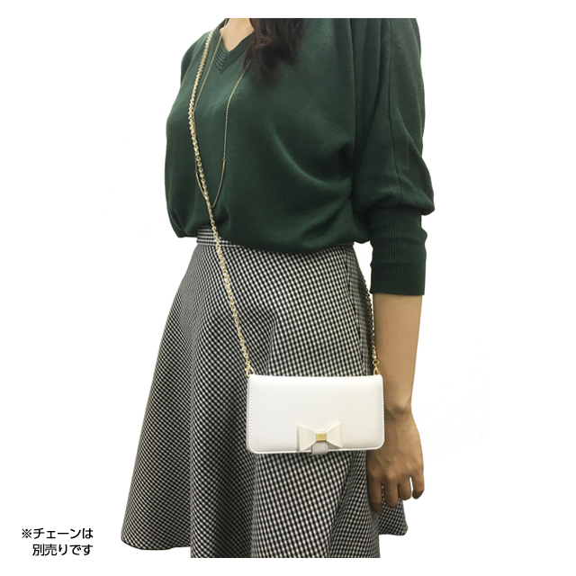 【マルチ スマホケース】Ribbon Diary Ivory for 5.5inchgoods_nameサブ画像