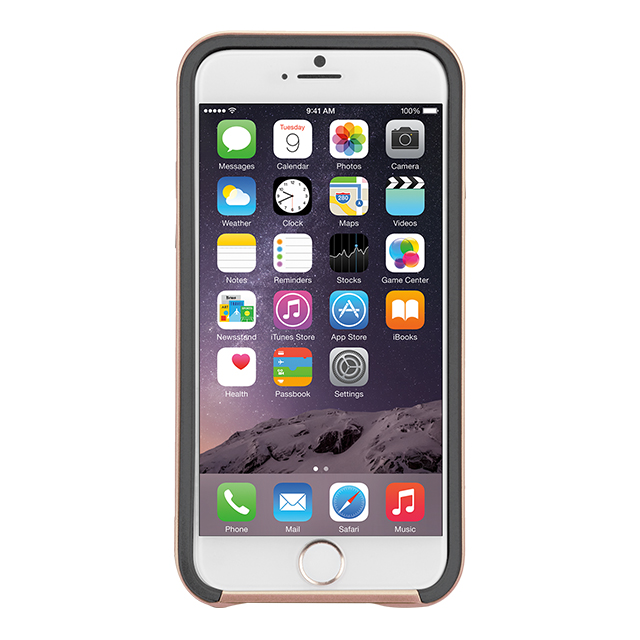 【iPhone6s Plus/6 Plus ケース】Slim Tough Case Dark Gray/Rose Goldサブ画像