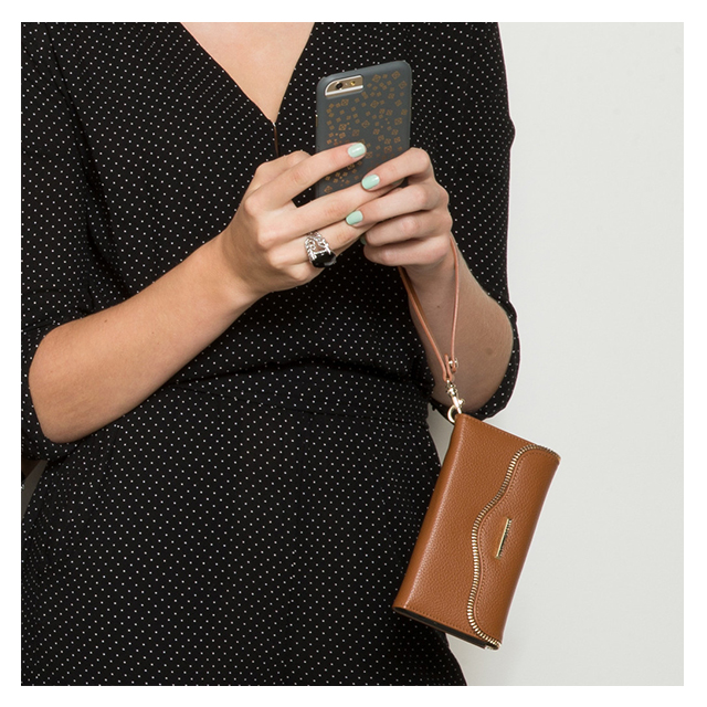 【iPhone6s/6 ケース】REBECCAMINKOFF Charging Folio Wristlet (Almond)goods_nameサブ画像