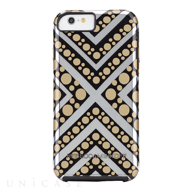 【iPhone6s/6 ケース】REBECCAMINKOFF Metallic Prints (Chevron Dot)