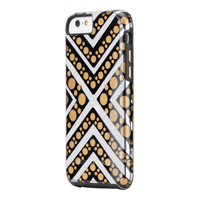 【iPhone6s/6 ケース】REBECCAMINKOFF Metallic Prints (Chevron Dot)サブ画像