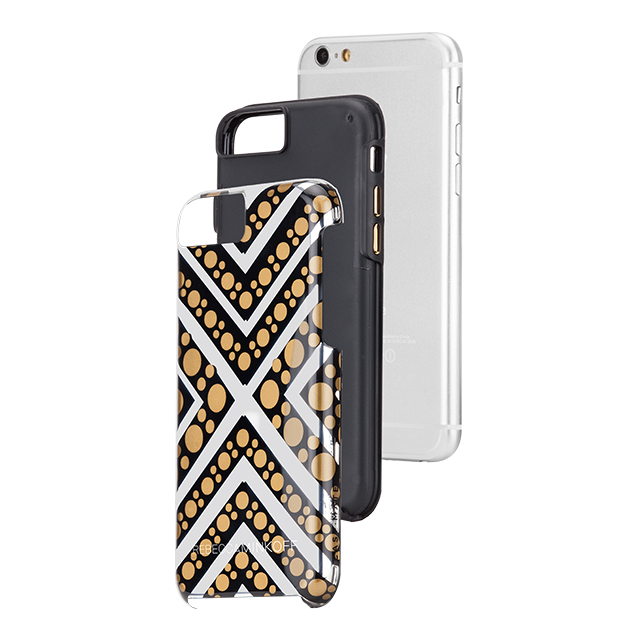 【iPhone6s/6 ケース】REBECCAMINKOFF Metallic Prints (Chevron Dot)サブ画像