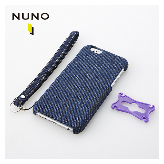 【iPhone6s/6 ケース】NUNO ファブリックケース (イエローチェック)サブ画像