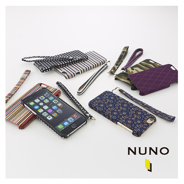 【iPhone6s/6 ケース】NUNO ファブリックケース (キャンバスボーダー)サブ画像