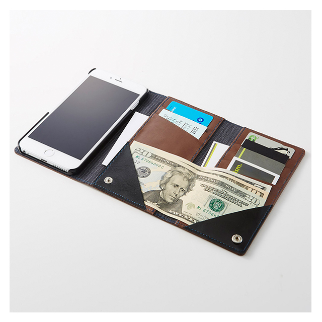 【iPhone6s Plus/6 Plus ケース】BillFold フリップノートカードケース (グリーン)goods_nameサブ画像