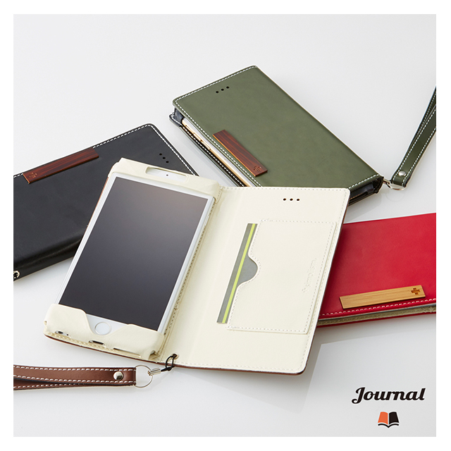 【iPhone6s Plus/6 Plus ケース】Journal フリップノートケース (ブラック)goods_nameサブ画像